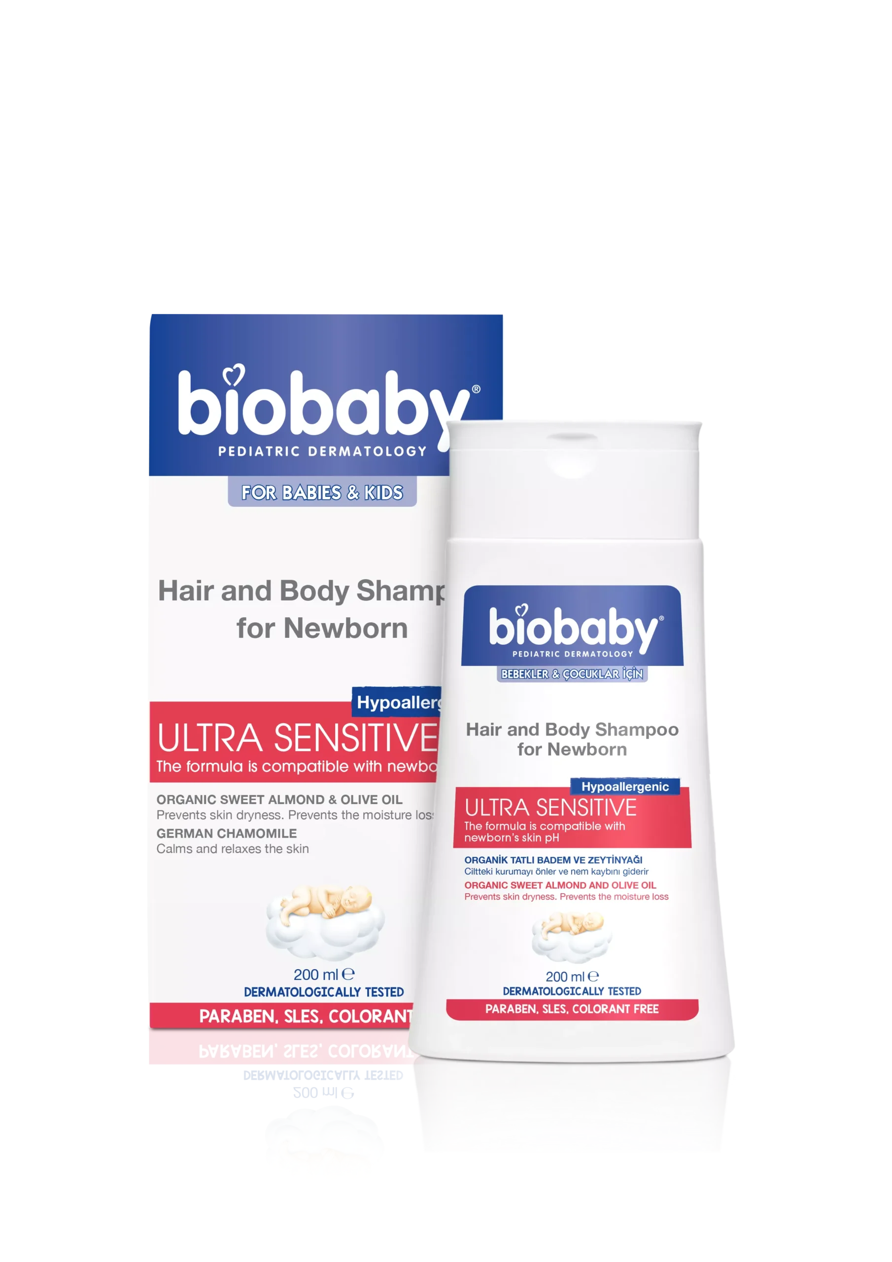 Shampo për Flokë dhe Trup për të Porsalindur