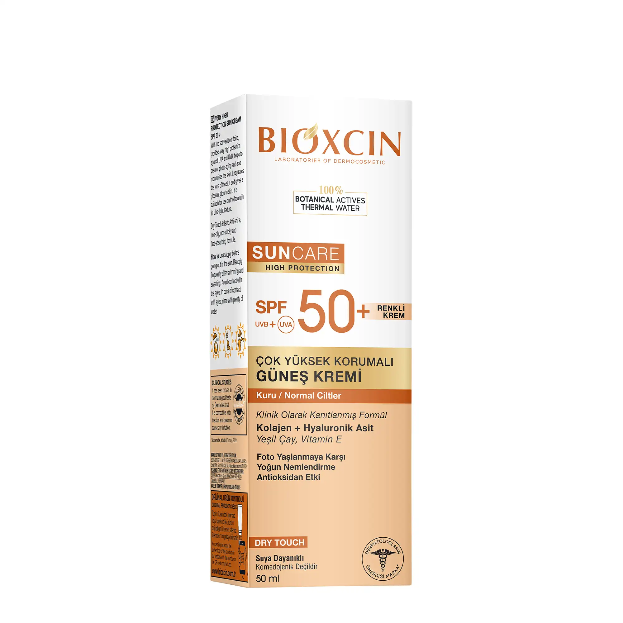 Bioxcin Krem Dielli Spf 50+ Për Lëkurë Të Thatë Dhe Normale